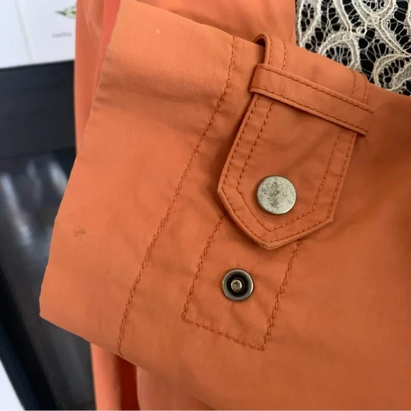 Eileen Fisher Orange Spring Coat - Picture 13 of 13